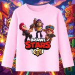 6157kv Детска ватирана блуза Brawl Stars Battle