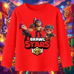 6157kv Детска ватирана блуза Brawl Stars Battle