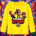 6157kv Детска ватирана блуза Brawl Stars Battle