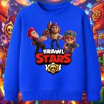 6157kv Детска ватирана блуза Brawl Stars Battle