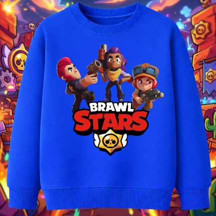 6157kv Детска ватирана блуза Brawl Stars Battle