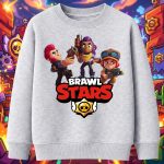 6157kv Детска ватирана блуза Brawl Stars Battle