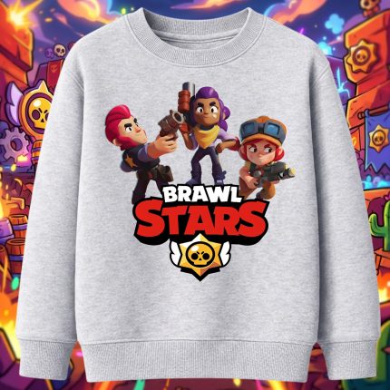 6157kv Детска ватирана блуза Brawl Stars Battle