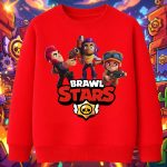 6157kv Детска ватирана блуза Brawl Stars Battle