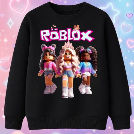 6158kv Детска ватирана блуза Roblox Princess Squad