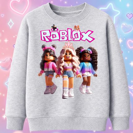 6158kv Детска ватирана блуза Roblox Princess Squad
