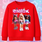 6158kv Детска ватирана блуза Roblox Princess Squad