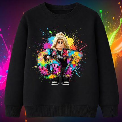 6159kv Детска ватирана блуза Roblox Girl Avatar