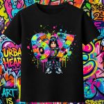 6161k Детска тениска Roblox Girl Avatar Graffiti