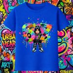 6161k Детска тениска Roblox Girl Avatar Graffiti