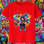 6161k Детска тениска Roblox Girl Avatar Graffiti