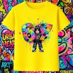 6161k Детска тениска Roblox Girl Avatar Graffiti