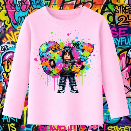 6161kb Детска блуза Roblox Girl Avatar Graffiti