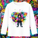 6161kb Детска блуза Roblox Girl Avatar Graffiti