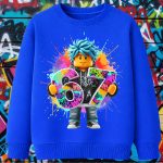6162kv Детска ватирана блуза Roblox Boy Avatar