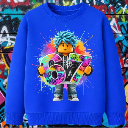 6162kv Детска ватирана блуза Roblox Boy Avatar
