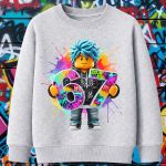 6162kv Детска ватирана блуза Roblox Boy Avatar