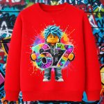6162kv Детска ватирана блуза Roblox Boy Avatar