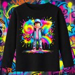 6163kb Детска блуза Roblox Boy Avatar Rainbow