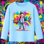 6163kb Детска блуза Roblox Boy Avatar Rainbow