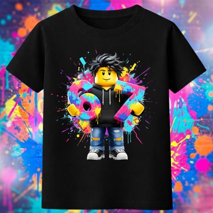 6164k Детска тениска Roblox Boy Avatar Graffiti