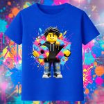 6164k Детска тениска Roblox Boy Avatar Graffiti