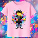 6164k Детска тениска Roblox Boy Avatar Graffiti