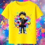 6164k Детска тениска Roblox Boy Avatar Graffiti