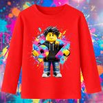 6164kb Детска блуза Roblox Boy Avatar Graffiti