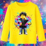 6164kb Детска блуза Roblox Boy Avatar Graffiti