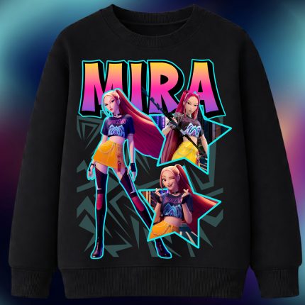 6165kv Детска ватирана блуза K-Pop Demon Hunters Mira