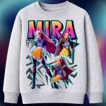 6165kv Детска ватирана блуза K-Pop Demon Hunters Mira