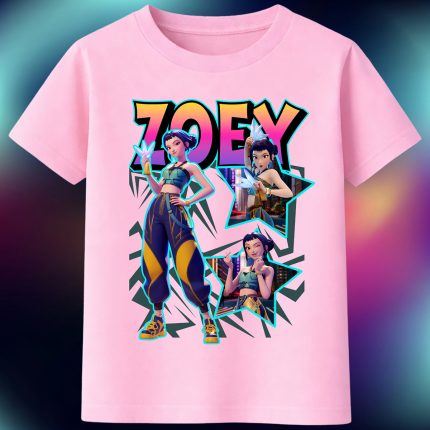 6166k Детска тениска K-Pop Demon Hunters Zoey