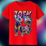 6166k Детска тениска K-Pop Demon Hunters Zoey