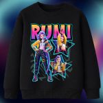 6167kv Детска ватирана блуза K-Pop Demon Hunters Rumi