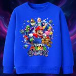 6168kv Детска ватирана блуза Super Mario Galaxy