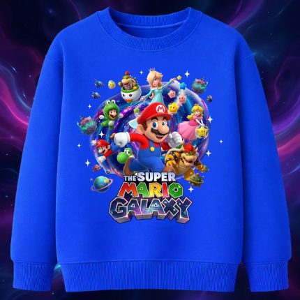 6168kv Детска ватирана блуза Super Mario Galaxy