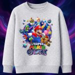 6168kv Детска ватирана блуза Super Mario Galaxy