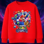 6168kv Детска ватирана блуза Super Mario Galaxy