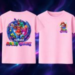 6169k Детска тениска Super Mario Galaxy Front And Back Edition