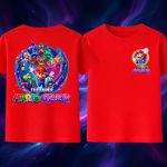 6169k Детска тениска Super Mario Galaxy Front And Back Edition