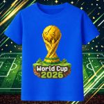 4000 Тениска Minecraft Pixel World Cup 2026