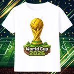 4000 Тениска Minecraft Pixel World Cup 2026