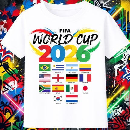 4001 Тениска FIFA World Cup 2026 Flags
