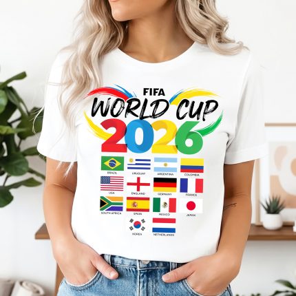 4001 Тениска FIFA World Cup 2026 Flags