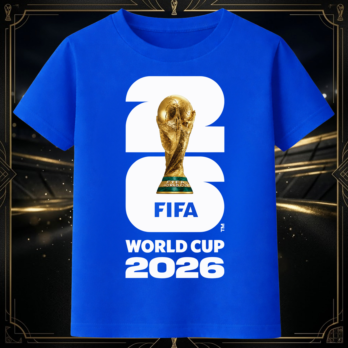 4006-FIFA-World-Cup-2026-Trophy-blue 4006 Тениска FIFA World Cup 2026 Trophy