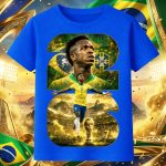 4018 Тениска Vinícius Júnior Brazil №7