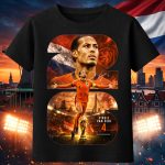 4019 Тениска Virgil van Dijk Netherlands №4