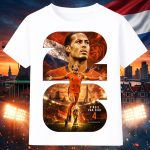 4019 Тениска Virgil van Dijk Netherlands №4