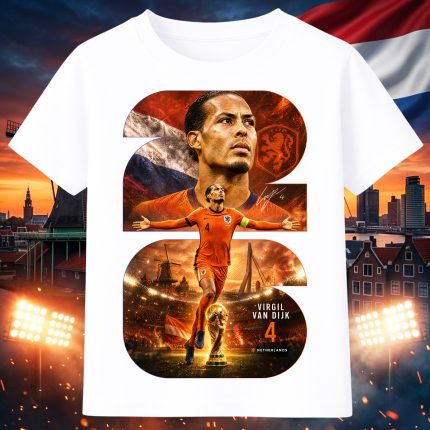4019 Тениска Virgil van Dijk Netherlands №4